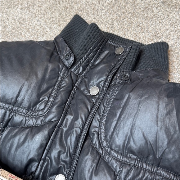 Lands End | Goose Down Puffer Jacket in Black Size 10 12 M Medium - Picture 13 of 14